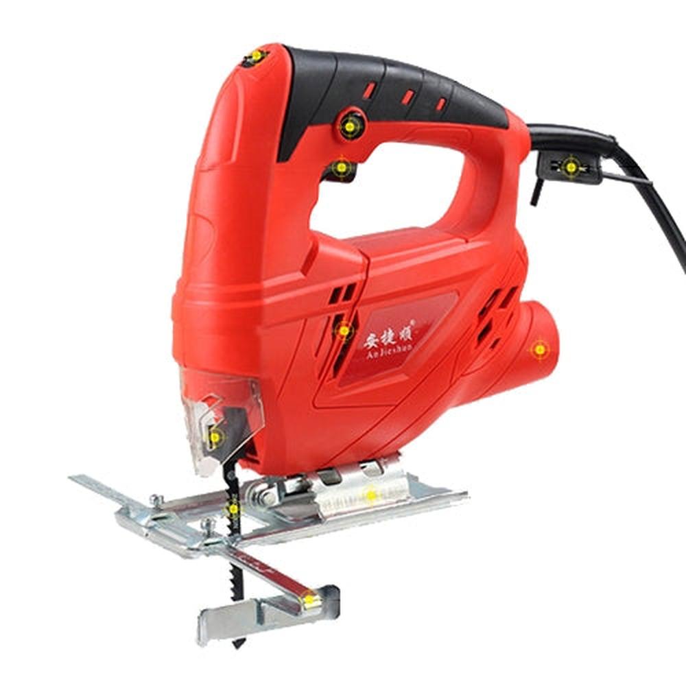 220V Jig Saw Electric Saw Woodworking Electric Tools Multifunction Chainsaw Hand Saws Wood Cutting Machine With Lase & 10 Saw Blader, 55 Upgrade Models