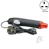 230V Soft Ceramic Hot Air Device Rubber Stamp Heat Shrinkable Film DIY Appliance, UK Plug, UK Plug( Black), UK Plug(White)