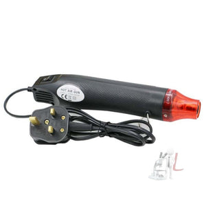 230V Soft Ceramic Hot Air Device Rubber Stamp Heat Shrinkable Film DIY Appliance, UK Plug, UK Plug( Black), UK Plug(White) - laboratorydeal