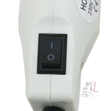 230V Soft Ceramic Hot Air Device Rubber Stamp Heat Shrinkable Film DIY Appliance, UK Plug, UK Plug( Black), UK Plug(White)