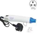 230V Soft Ceramic Hot Air Device Rubber Stamp Heat Shrinkable Film DIY Appliance, UK Plug, UK Plug( Black), UK Plug(White)