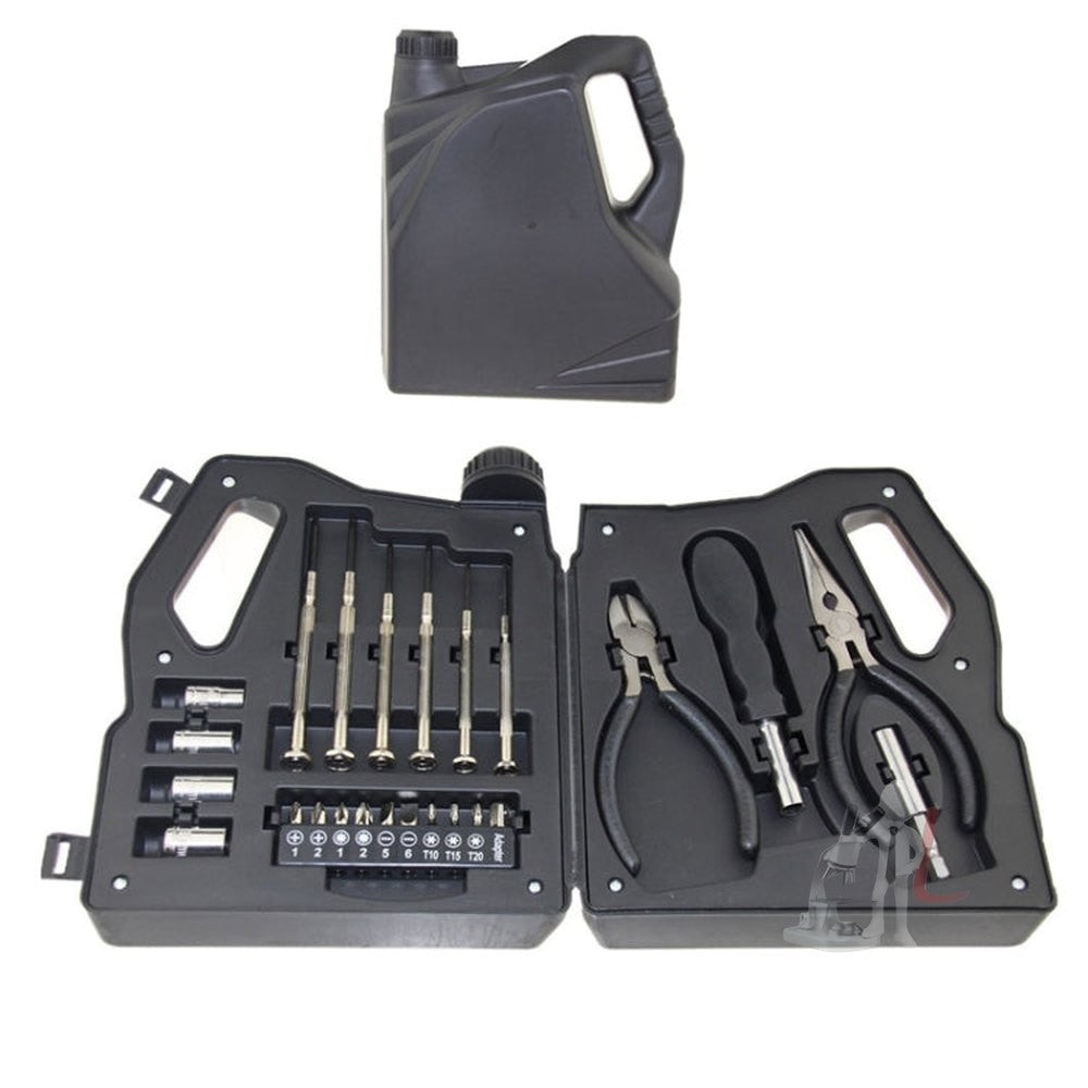 24 In 1 Oil Bottle Shaped Tool Set Household Hardware Utility Kit