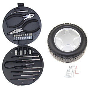 24 In 1 Tire Shaped Tool Set Home Hardware Utility Combinations, 24 In 1