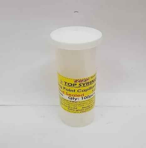 Capillary Tubes, Melting Point, One End Closed, 75 MM