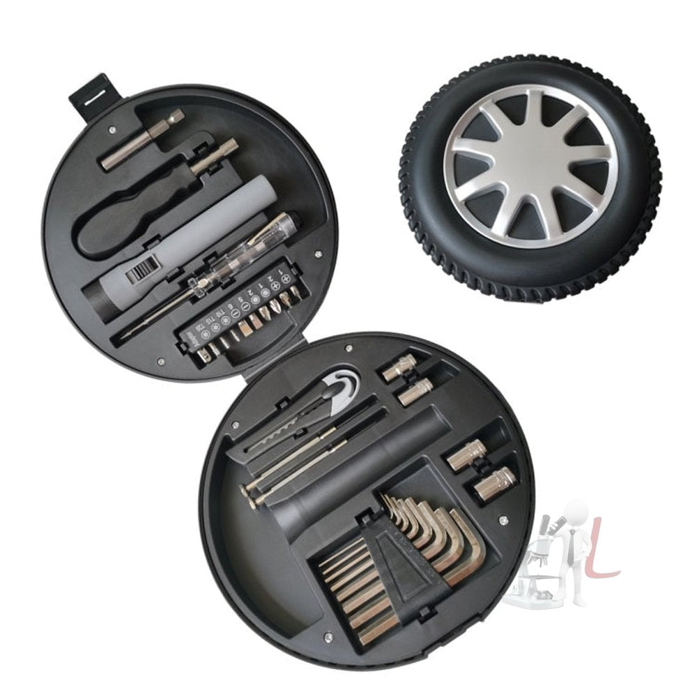 29 In 1 Creative Gift Tire-Shaped Household Hardware Tool Set, 29 In 1