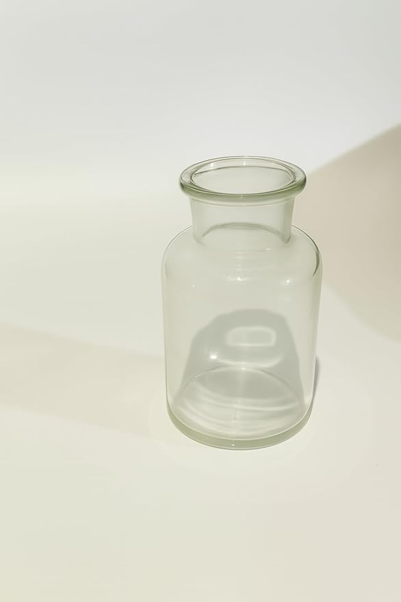 Glass Reagent Bottle with Glass Stopper, 60 ML Wide Mouth, 2-Pack