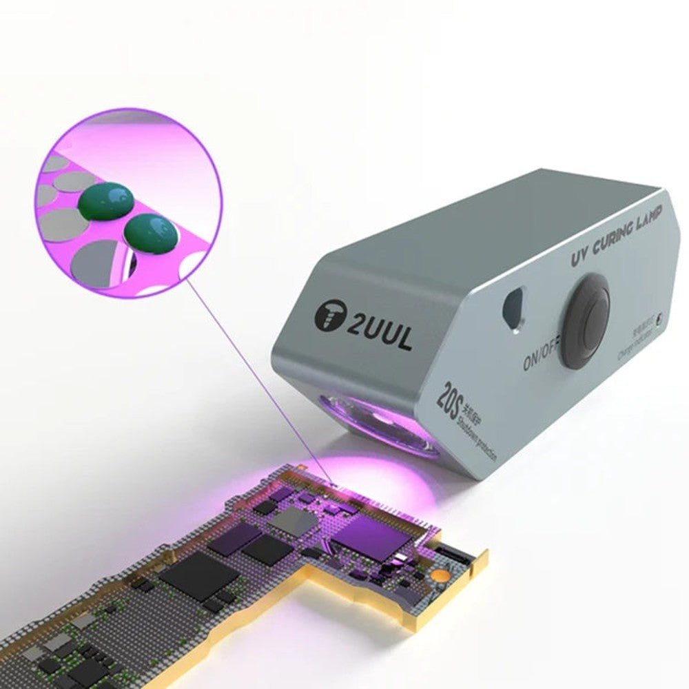 2UUL SC05 Portable High Power Green Oil Glue UV Curing Lamp - laboratorydeal