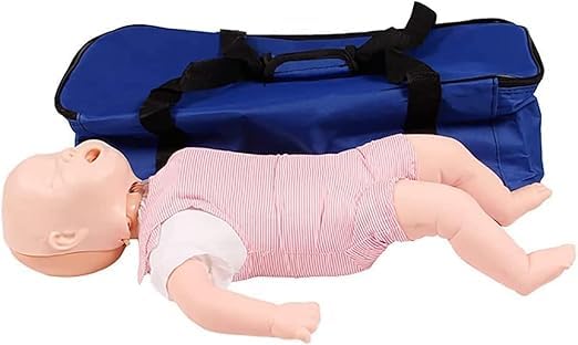 Full Body CPR Training manikin Baby with made with silicone head with CPR Feedback Light Indicator by Labcare | Airway with Infant CPr Manikin
