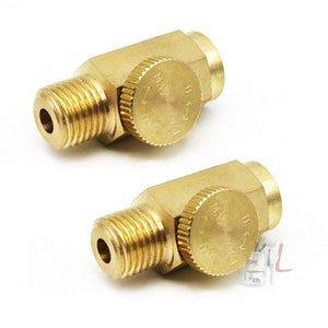 2pcs Air Flow Valve Pneumatic Tool Speed Control Switch Air Pressure Regulator Head