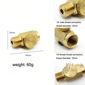 2pcs Air Flow Valve Pneumatic Tool Speed Control Switch Air Pressure Regulator Head