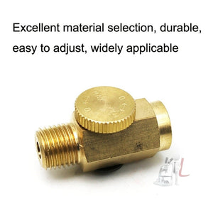 2pcs Air Flow Valve Pneumatic Tool Speed Control Switch Air Pressure Regulator Head
