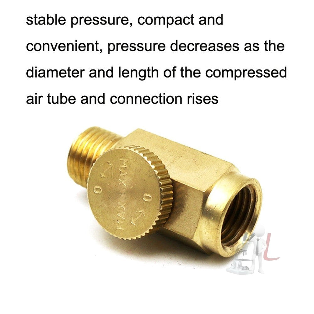 2pcs Air Flow Valve Pneumatic Tool Speed Control Switch Air Pressure Regulator Head