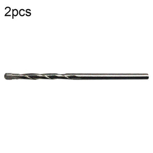 2pcs Hand Electric Drill Shock Drill Wall Mix Soil Cement Wall Construction Drill Bit, Model: 3x66mm Round Handle, 3x66mm Round Handle, 4x76mm Round Handle, 5x84mm Triangle Handle, 6x100mm Triangle Handle, 8x114mm Triangle Handle, 10x110mm Triangle Han... - laboratorydeal