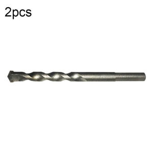 2pcs Hand Electric Drill Shock Drill Wall Mix Soil Cement Wall Construction Drill Bit, Model: 3x66mm Round Handle, 3x66mm Round Handle, 4x76mm Round Handle, 5x84mm Triangle Handle, 6x100mm Triangle Handle, 8x114mm Triangle Handle, 10x110mm Triangle Han... - laboratorydeal