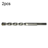 2pcs Hand Electric Drill Shock Drill Wall Mix Soil Cement Wall Construction Drill Bit, Model: 3x66mm Round Handle, 3x66mm Round Handle, 4x76mm Round Handle, 5x84mm Triangle Handle, 6x100mm Triangle Handle, 8x114mm Triangle Handle, 10x110mm Triangle Handle