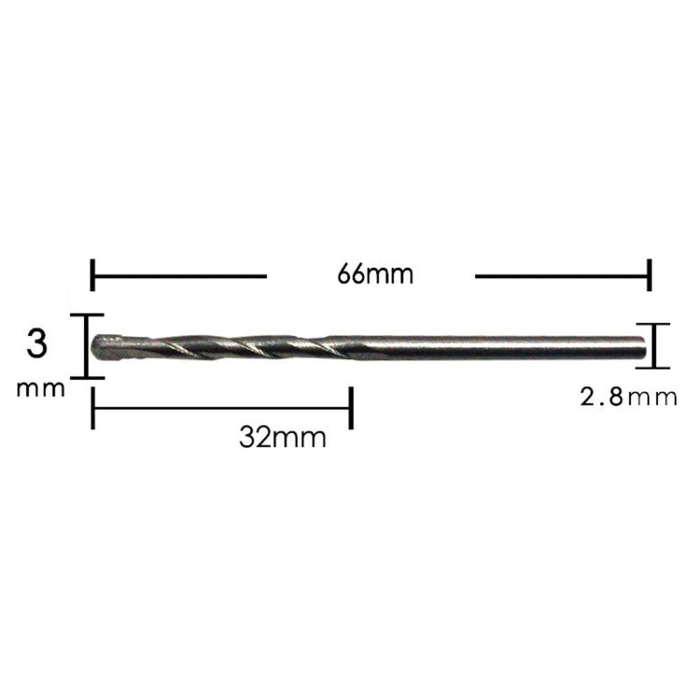 2pcs Hand Electric Drill Shock Drill Wall Mix Soil Cement Wall Construction Drill Bit, Model: 3x66mm Round Handle, 3x66mm Round Handle, 4x76mm Round Handle, 5x84mm Triangle Handle, 6x100mm Triangle Handle, 8x114mm Triangle Handle, 10x110mm Triangle Han... - laboratorydeal