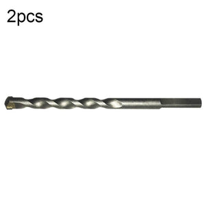 2pcs Hand Electric Drill Shock Drill Wall Mix Soil Cement Wall Construction Drill Bit, Model: 3x66mm Round Handle, 3x66mm Round Handle, 4x76mm Round Handle, 5x84mm Triangle Handle, 6x100mm Triangle Handle, 8x114mm Triangle Handle, 10x110mm Triangle Han... - laboratorydeal