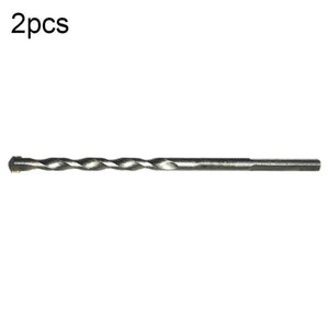 2pcs Hand Electric Drill Shock Drill Wall Mix Soil Cement Wall Construction Drill Bit, Model: 3x66mm Round Handle, 3x66mm Round Handle, 4x76mm Round Handle, 5x84mm Triangle Handle, 6x100mm Triangle Handle, 8x114mm Triangle Handle, 10x110mm Triangle Han... - laboratorydeal