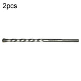 2pcs Hand Electric Drill Shock Drill Wall Mix Soil Cement Wall Construction Drill Bit, Model: 3x66mm Round Handle, 3x66mm Round Handle, 4x76mm Round Handle, 5x84mm Triangle Handle, 6x100mm Triangle Handle, 8x114mm Triangle Handle, 10x110mm Triangle Handle