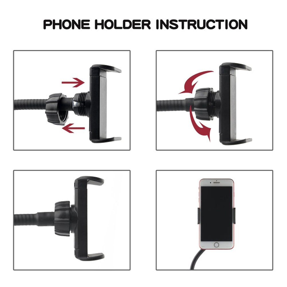 3.5 inch Adjustable Live Broadcast Aluminum Alloy Clip LED Fill Light with Phone Clamp - laboratorydeal
