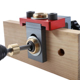 3 In 1 Punching Locator Round Wooden Connectors Open Machine, 3 In 1 Punching Locator