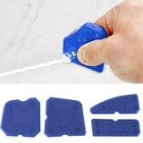 3 Sets 4 In 1 Shovel Rubber Angle Scraper Glass Beautiful Seam Scraper, Angle Scraper
