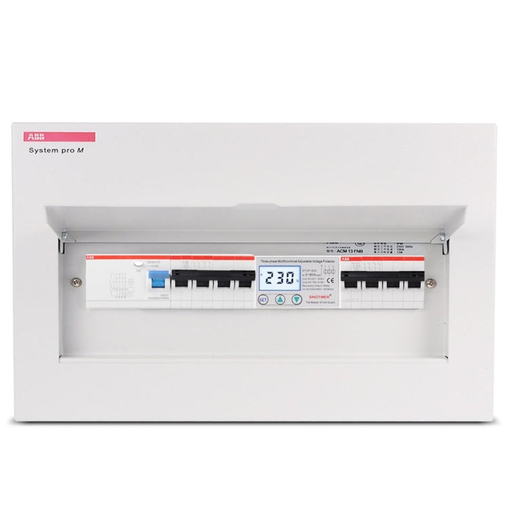 3-phase 380V LCD Self-resetting Adjustable Surge Voltage Protector, SINOTIMER STVP-932 40A, SINOTIMER STVP-932 50A, SINOTIMER STVP-932 63A, SINOTIMER STVP-932 80A