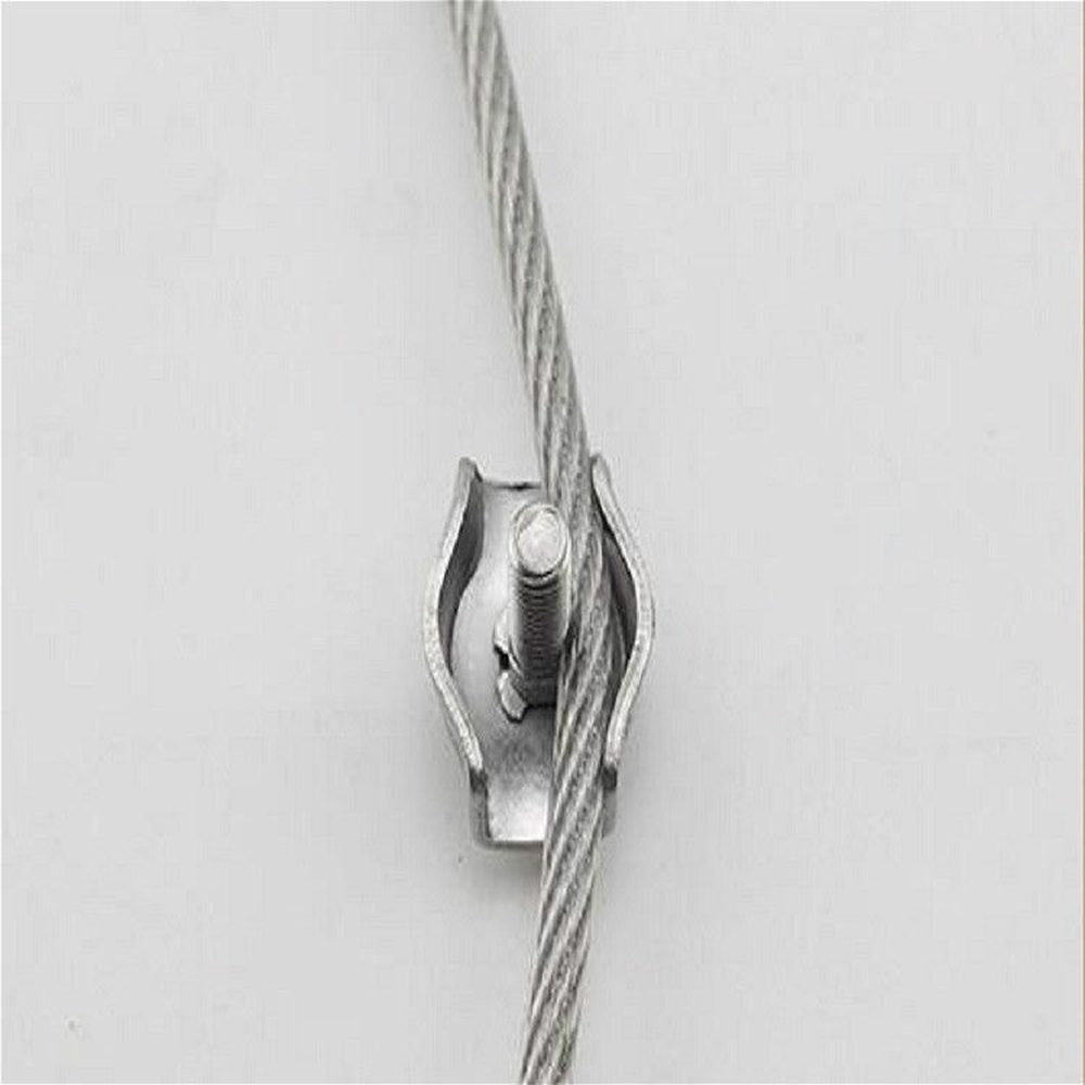 304 Stainless Steel Plate Single Clip Double Clamp Wire Rope Clamp, M2 Double Clip, M3 Double Clip, M4 Double Clip, M5 Double Clip, M6 Double Clip, M8 Double Clip, M10 Double Clip, M2 Single Clip, M10 Single Clip - laboratorydeal