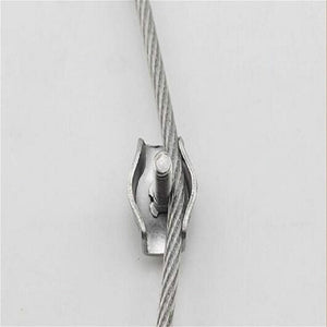 304 Stainless Steel Plate Single Clip Double Clamp Wire Rope Clamp, M2 Double Clip, M3 Double Clip, M4 Double Clip, M5 Double Clip, M6 Double Clip, M8 Double Clip, M10 Double Clip, M2 Single Clip, M10 Single Clip - laboratorydeal