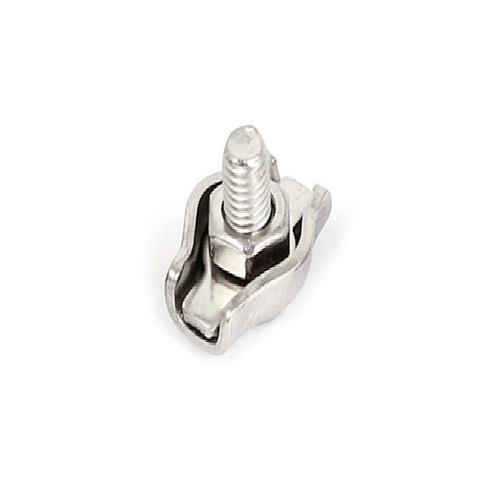 304 Stainless Steel Plate Single Clip Double Clamp Wire Rope Clamp, M2 Double Clip, M3 Double Clip, M4 Double Clip, M5 Double Clip, M6 Double Clip, M8 Double Clip, M10 Double Clip, M2 Single Clip, M10 Single Clip - laboratorydeal
