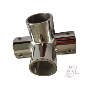 316 Stainless Steel Four - Way Construction Equipment Hardware Accessories, Specification:, 22mm, 25mm - laboratorydeal