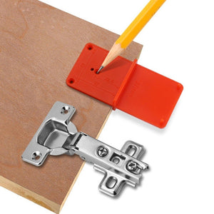 35 / 40mm Hinge Opening Positioner Hinge Template Drilling Positioning Plate, Hinge Opening Positioner - laboratorydeal