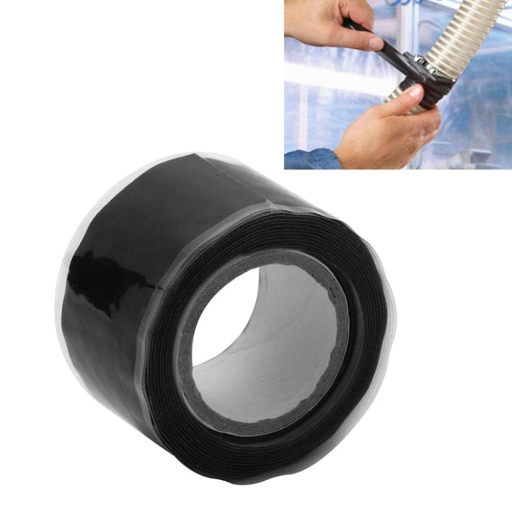 3m x 2.5cm Multi-function Waterproof High Temperature Resistance Water Pipe Wire Silicone Self-adhesive Tape, 10pcs 3m