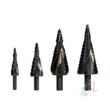 4-12mm   Triangular Shank Spiral Flute Step Drill Bit, 4-12mm, 4-20mm, 4-32mm, 6-30mm