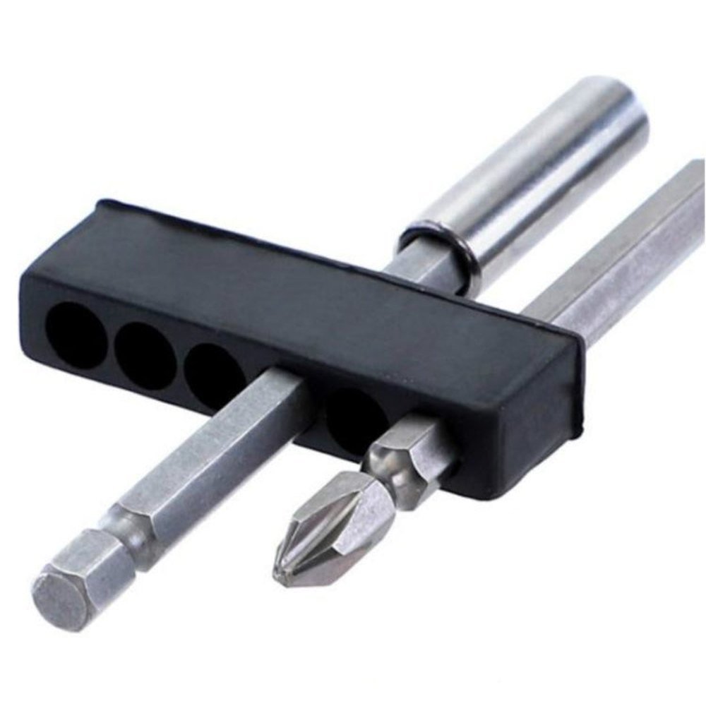 4 PCS Hex Shank Batch Head Storage And Storage Card Holder, 6 - Hole, 10 - Hole, 12 - Hole - laboratorydeal