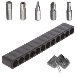 4 PCS Hex Shank Batch Head Storage And Storage Card Holder, 6 - Hole, 10 - Hole, 12 - Hole - laboratorydeal