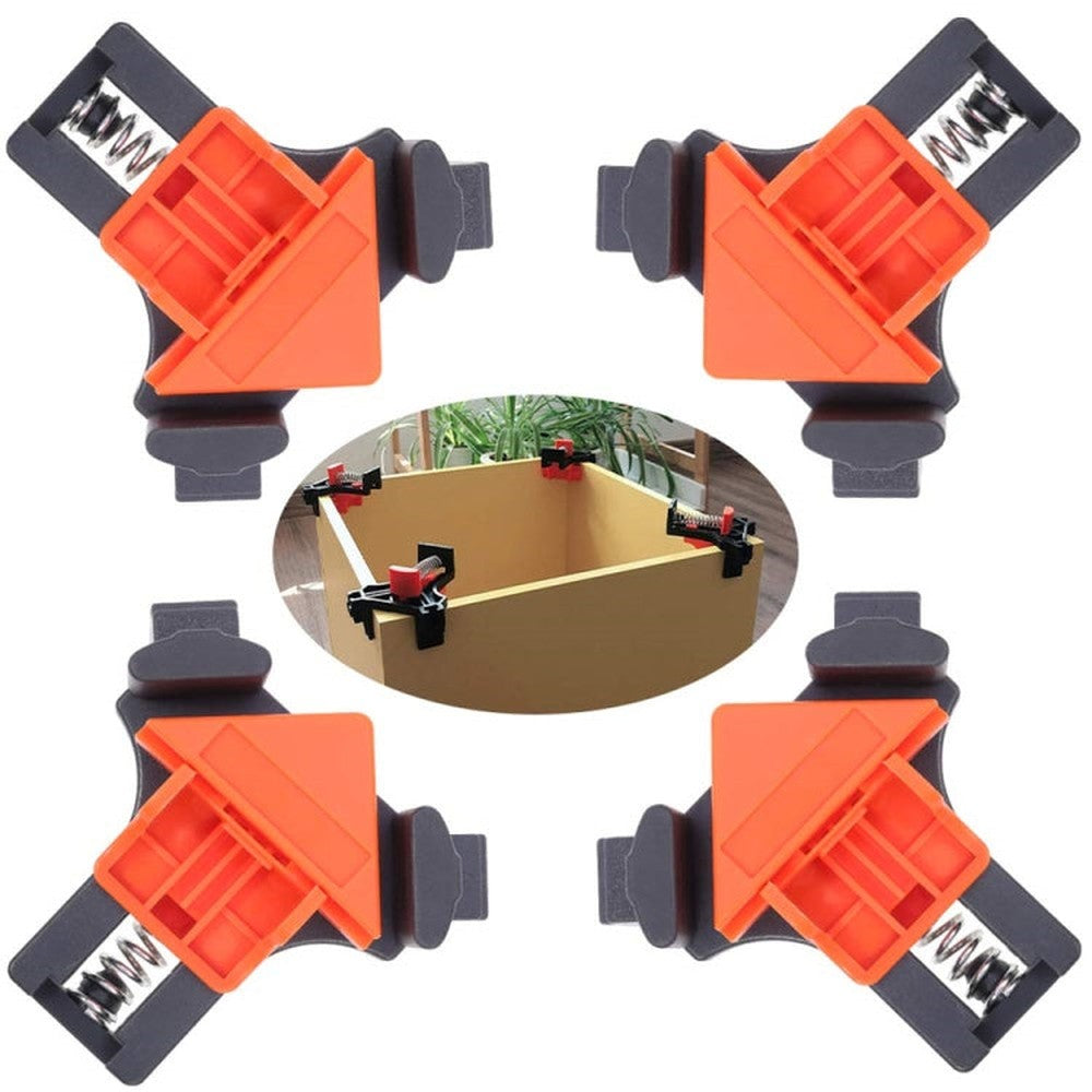 4 PCS/Set  90 Degree Woodworking Right Angle Clip, Right Angle Clip