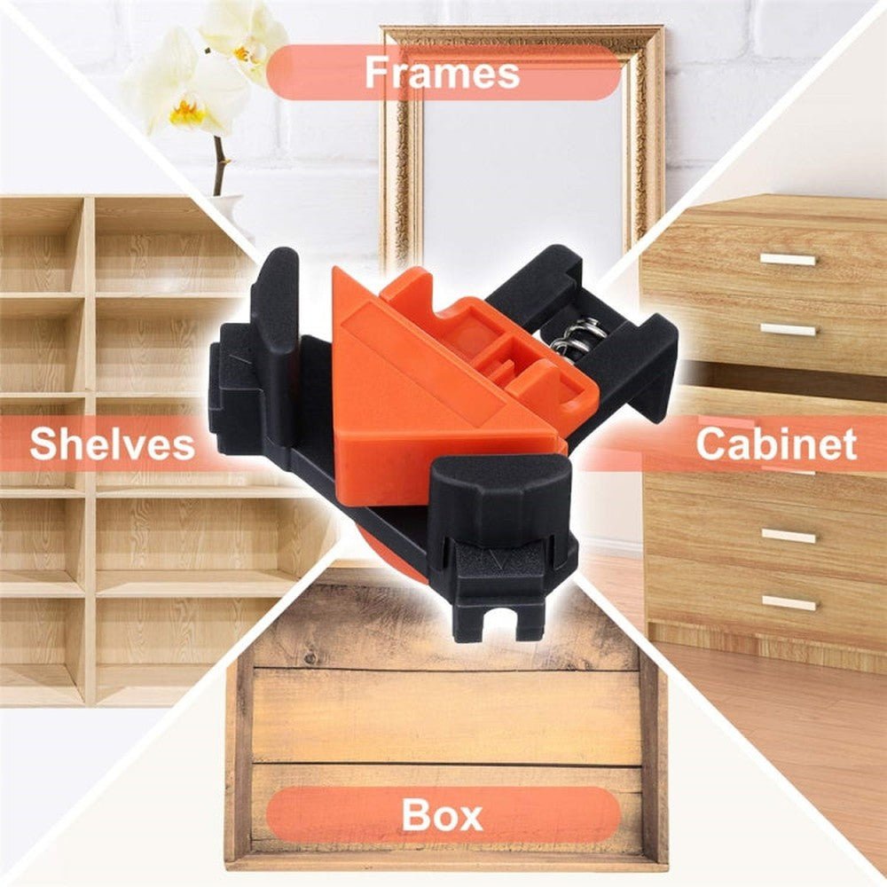 4 PCS/Set 90 Degree Woodworking Right Angle Clip, Right Angle Clip - laboratorydeal