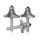 4 PCS/Set Round Corner Woodworking Cutter Trimming Machine Alloy Cutter Head, 4 PCS/Set Alloy Cutter Head
