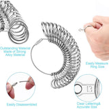 4 Scale Measuring Stick EUR / US / JAPAN / HK Ring Gauge Metal Finger Sizer Tool Measure, D