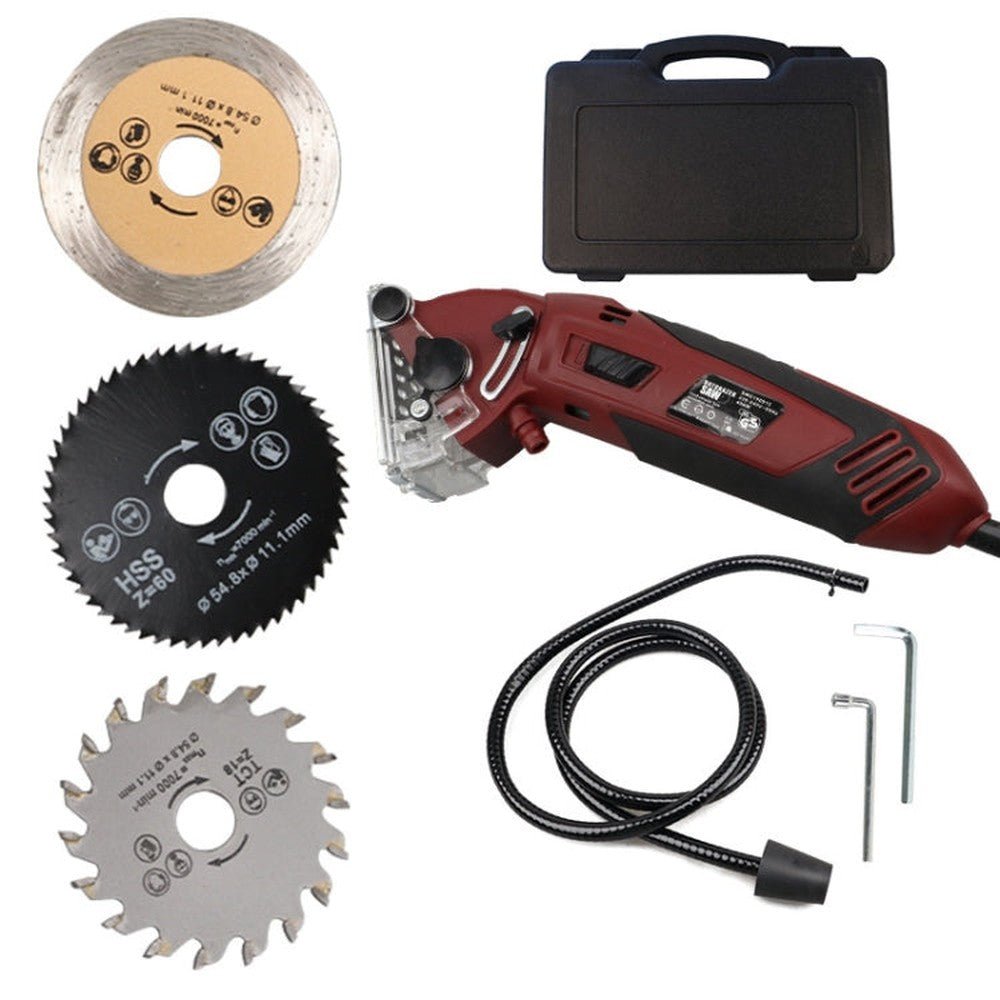 400W Multifunctional Metal Saw Electric Saw Cutting Machine Handheld Electric Saw, US Plug - laboratorydeal