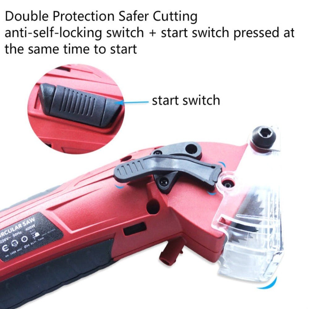 400W Multifunctional Metal Saw Electric Saw Cutting Machine Handheld Electric Saw, US Plug - laboratorydeal