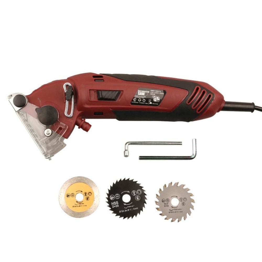 400W Multifunctional Metal Saw Electric Saw Cutting Machine Handheld Electric Saw, US Plug - laboratorydeal