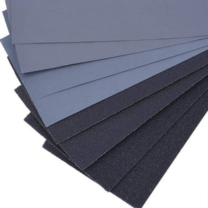 42 PCS LANHU Grit 120-3000 Wet And Dry Polishing Grinding Sandpaper，Size: 22.9 x 9.1cm, 42 PCS