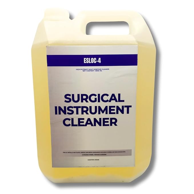 I ESLOC-4 Cleaning and Disinfectant Solution for Medical, Surgical and Dental Instruments I Anti Rust Enzyme based