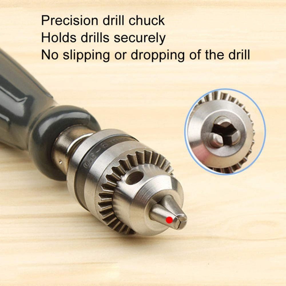 5 In 1 Key Hand Drill With 5 Bits Simple Carving Drill, 5 In 1 Key Hand Drill - laboratorydeal