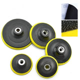5 PCS Polishing Disc Self-adhesive Sponge Disc Pneumatic Sandpaper Suction Cup, 80mm M10, 100mm M10, 100mm M14, 125mm M10, 125mm M14, 150mm M14, 180mm M14