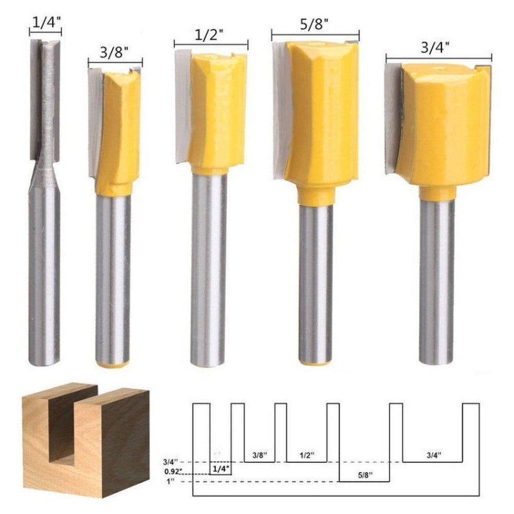 5 PCS/Set Trimming Machine Straight Cutter Head, 5 PCS/Set Trimming - laboratorydeal