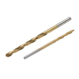 50 PCS/Set Titanium Coated Drill Bits High Speed Steel Drill Bit Set Power Drilling Tools, 50 PCS/Set Drill Bits