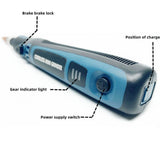 55-in-1 Rechargable Mini Electric Grinder Kit 3-speed Adjustable Miniature Electric Drill Manicure Tool, 55-in-1 Electric Grinder